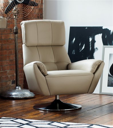 Parker Knoll - Evolution 1703 Leather Swivel Chair